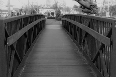 Footbridge in city