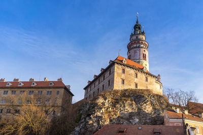 Cesky krumlov castle against sky