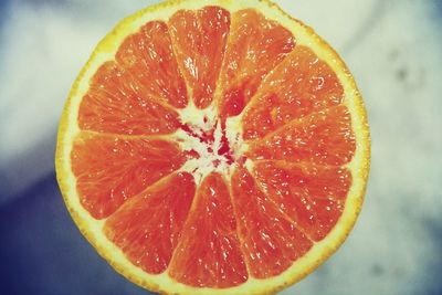 Close-up of fresh organic slices