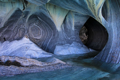 Rock formation in cave