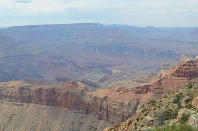 Grand canyon south rim lipan point - escalante butte, unkar creek, colorado river and unkar delta