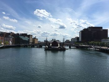 River with buildings in background