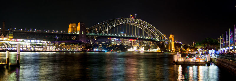 City skyline at night