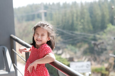 Portrait of a smiling girl