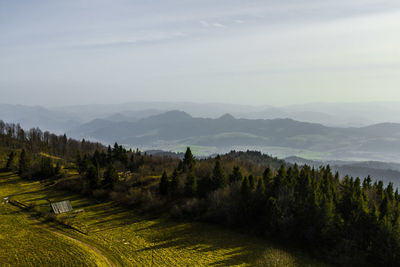 Scenic view of landscape against sky