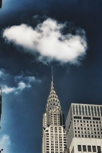 Low angle view of buildings against sky