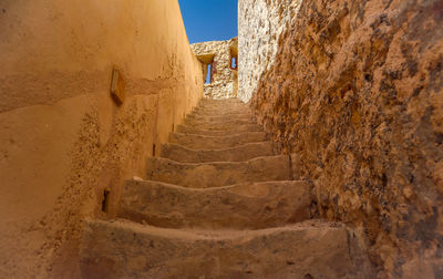 Staircase leading towards historic building