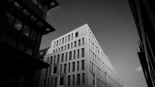 Low angle view of buildings against sky