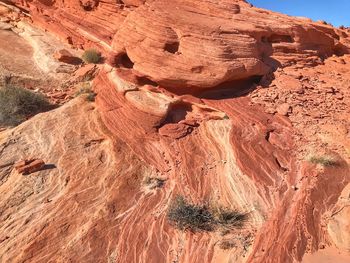 View of rock formation