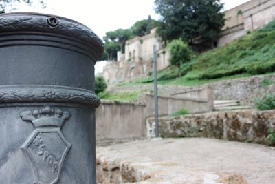 Close-up of old building