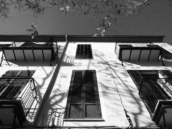 Low angle view of building against sky