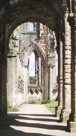 Archway of historic building