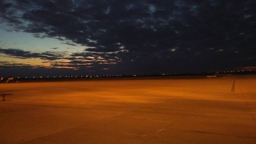 Scenic view of sky at night