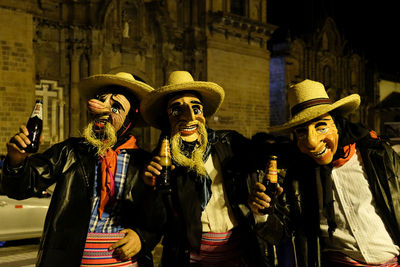 Group of people in traditional clothing