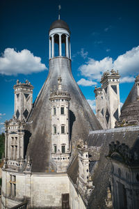 Low angle view of building against sky