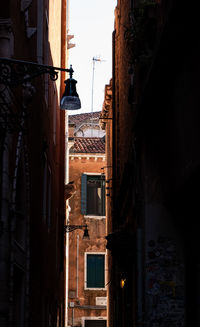 Low angle view of buildings against sky