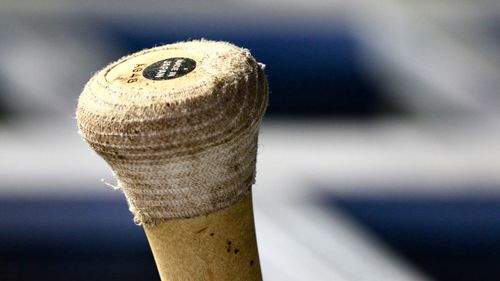 Close-up of rope on metal pole