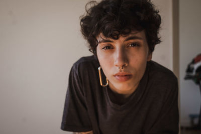 Portrait of young woman