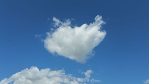 Low angle view of clouds in sky