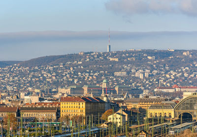 Cityscape against sky