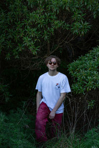 Portrait of young man smiling