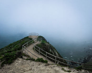 Scenic view of bridge against sky