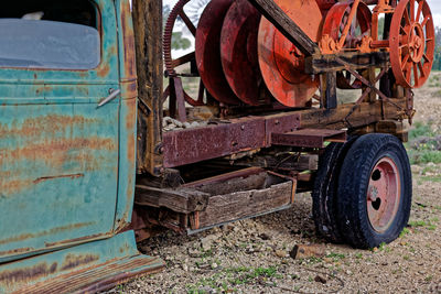 Old abandoned truck