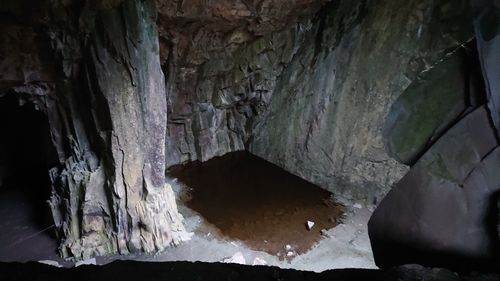 Panoramic view of cave