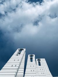 Low angle view of building against sky