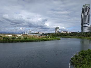 River in the beautiful city