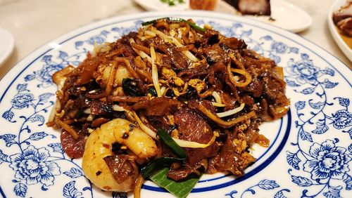 Close-up of food in plate