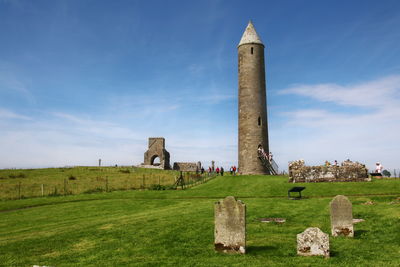 Overview of the monuments at devenish island