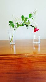 Close-up of vase on table