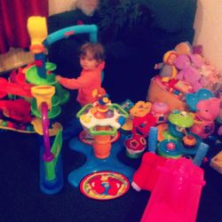 Close-up of toys on table