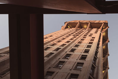 Low angle view of building against sky