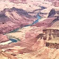 Scenic view of rock formations