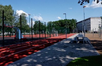 Athletic city playground