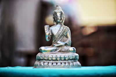 Close-up of buddha statue