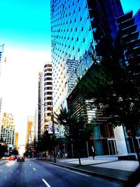 Low angle view of modern building