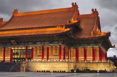 National theater in taipei, sunset scene