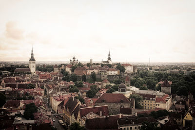 View of cityscape against sky