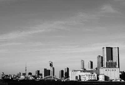 View of cityscape against sky