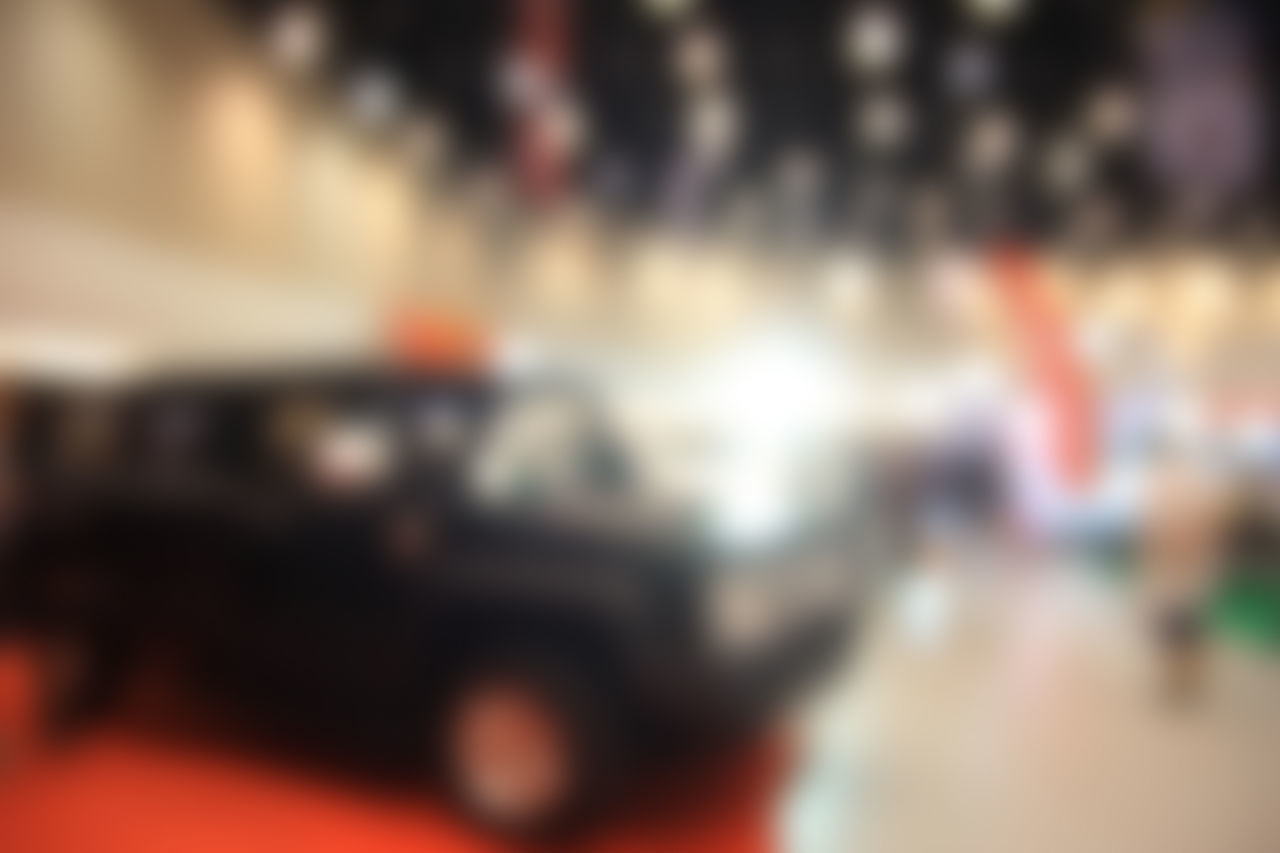 DEFOCUSED IMAGE OF BLURRED MOTION OF THE BACKGROUND