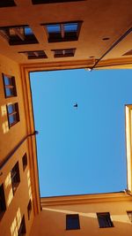 Low angle view of buildings against sky