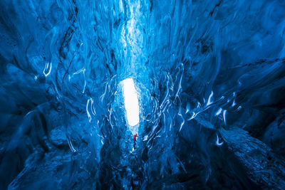 Close-up of ice crystals