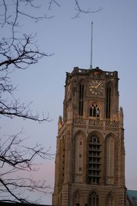 Low angle view of church against sky