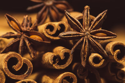 Close-up of christmas decorations