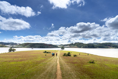 Scenic view of landscape against sky