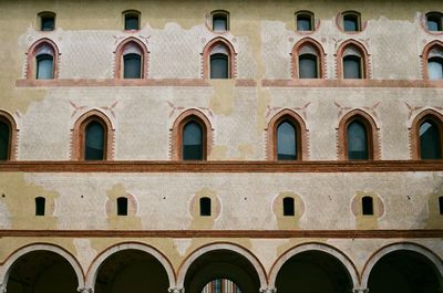 Low angle view of old building