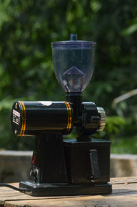 Close-up of machine part